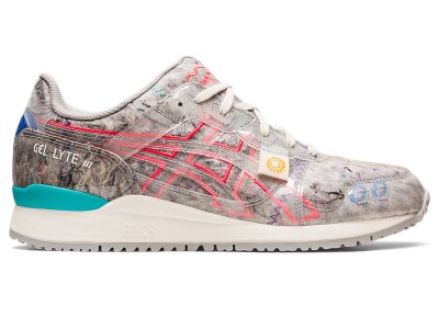 Asics Gel-lyte III OG Recycled Felt Spor Ayakkabı Erkek Gri Pembe | TR0054-457