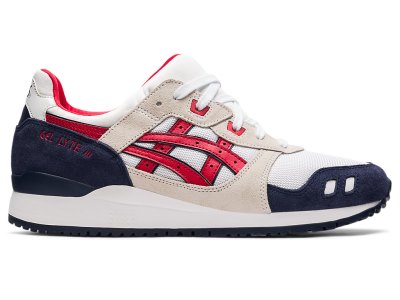 Asics Gel-lyte III OG Spor Ayakkabı Kadın Beyaz Kırmızı | TR4161-526