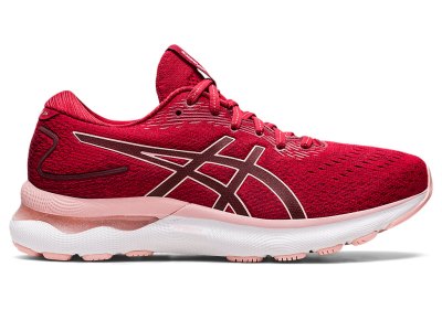 Asics Gel-nimbus 24 Koşu Ayakkabısı Kadın Koyu Kırmızı Pembe | TR0954-262