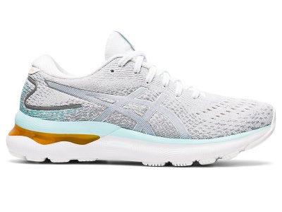 Asics Gel-nimbus 24 Koşu Ayakkabısı Kadın Beyaz Gümüş | TR2067-264