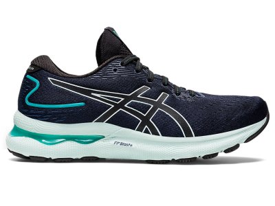 Asics Gel-nimbus 24 Koşu Ayakkabısı Kadın Siyah Açık Mavi | TR5998-061
