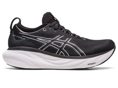 Asics Gel-nimbus 25 Koşu Ayakkabısı Kadın Siyah Gümüş | TR6616-785