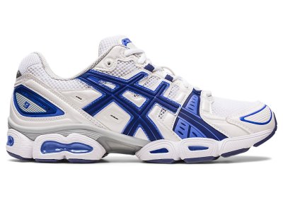 Asics Gel-nimbus 9 Spor Ayakkabı Erkek Beyaz Indigo Mavi | TR7240-144