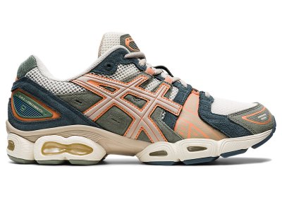 Asics Gel-nimbus 9 Spor Ayakkabı Erkek Krema Gri | TR2103-461