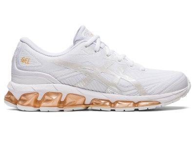 Asics Gel-quantum 360 VII Spor Ayakkabı Kadın Beyaz Sarı | TR1508-143