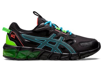 Asics Gel-quantum 90 3 Sports Ayakkabı Çocuk Siyah Açık Turkuaz | TR4019-458