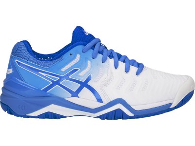 Asics Gel-resolution 7 Tenis Ayakkabısı Kadın Beyaz Mavi | TR5759-995