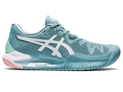 Asics Gel-resolution 8 Tenis Ayakkabısı Kadın Mavi Beyaz | TR0061-050