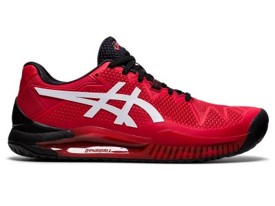 Asics Gel-resolution 8 Tenis Ayakkabısı Erkek Kırmızı Beyaz | TR1820-486