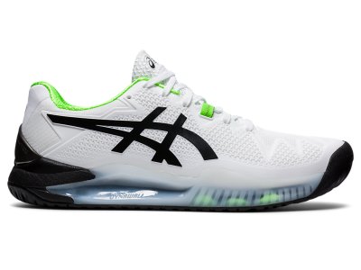Asics Gel-resolution 8 Tenis Ayakkabısı Erkek Beyaz Yeşil | TR8357-992