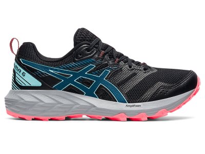 Asics Gel-sonoma 6 Patika Koşu Ayakkabısı Kadın Siyah Koyu Turkuaz | TR4232-823