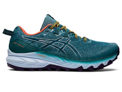 Asics Gel-trabuco 10 Patika Koşu Ayakkabısı Kadın Açık Mavi Koyu Yeşil | TR8747-826