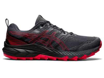 Asics Gel-trabuco 9 Patika Koşu Ayakkabısı Erkek Gri Kırmızı | TR5661-233