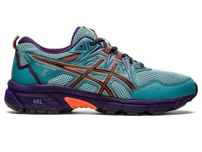 Asics Gel-ventuRE 8 Patika Koşu Ayakkabısı Kadın Açık Mavi Koyu Yeşil Turuncu | TR5286-158