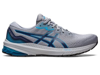 Asics Gt-1000 11 Koşu Ayakkabısı Erkek Gri Indigo Mavi | TR1362-455