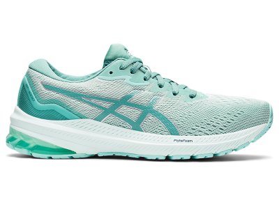Asics Gt-1000 11 Koşu Ayakkabısı Kadın Zeytin Yeşili Açık Mavi | TR1632-412