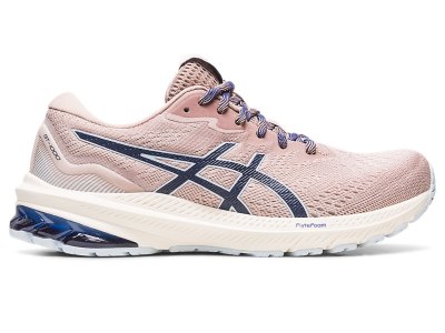 Asics Gt-1000 11 Nagino Koşu Ayakkabısı Kadın Bej Rengi Açık Mercan | TR7158-104