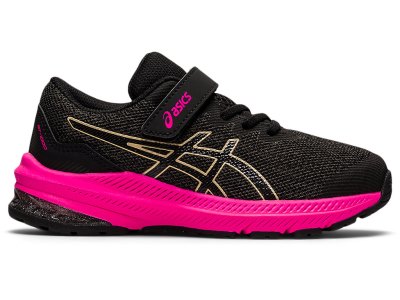 Asics Gt-1000 11 Sports Ayakkabı Çocuk Koyu Gri Sarı | TR8406-544