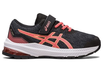 Asics Gt-1000 11 Sports Ayakkabı Çocuk Siyah Mercan | TR9942-546