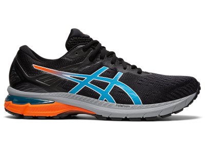 Asics Gt-2000 9 Yürüyüş Patika Koşu Ayakkabısı Erkek Siyah Açık Turkuaz | TR1776-129