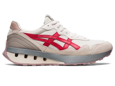 Asics JOGger X81 Spor Ayakkabı Erkek Krema Kırmızı | TR1844-973