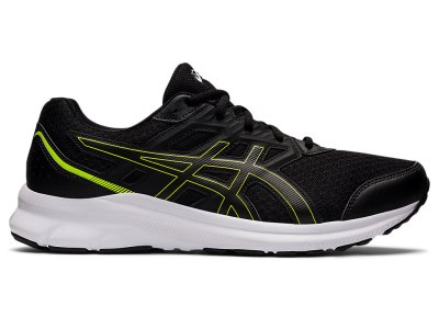 Asics Jolt 3 (4E) Koşu Ayakkabısı Erkek Siyah Yeşil | TR7467-635