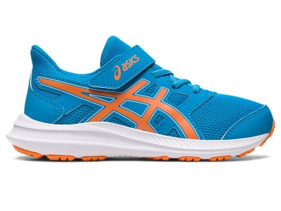 Asics Jolt 4 Sports Ayakkabı Çocuk Mavi Turuncu | TR4818-861
