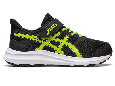 Asics Jolt 4 Sports Ayakkabı Çocuk Siyah Açık Yeşil | TR8000-332