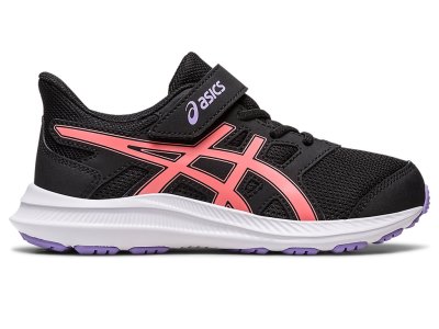 Asics Jolt 4 Sports Ayakkabı Çocuk Siyah Mercan | TR3392-490
