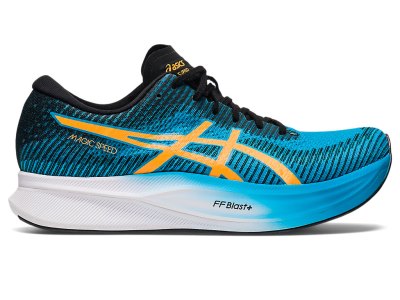 Asics Magic Speed 2 Koşu Ayakkabısı Erkek Mavi Turuncu | TR5267-489