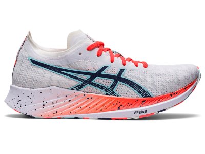 Asics Magic Speed Koşu Ayakkabısı Kadın Beyaz Mavi | TR9044-207