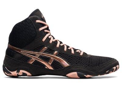 Asics Matblazer Güreş Ayakkabısı Kadın Siyah Pembe Altın | TR0795-272