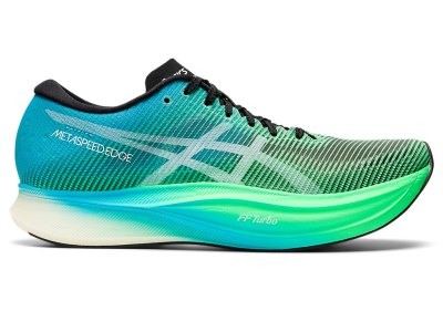 Asics Metaspeed Edge+ Koşu Ayakkabısı Kadın Siyah Turkuaz | TR2157-972