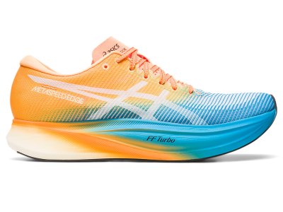 Asics Metaspeed Edge+ Koşu Ayakkabısı Kadın Mavi Turuncu | TR6894-716