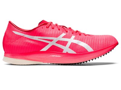 Asics Metaspeed LD Track & Field Ayakkabı Erkek Pembe Beyaz | TR7870-604