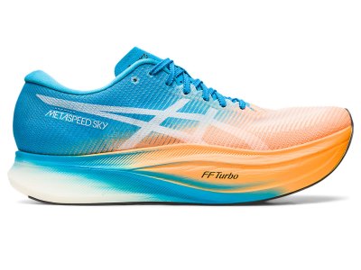 Asics Metaspeed Sky+ Koşu Ayakkabısı Kadın Turuncu Mavi | TR6397-471