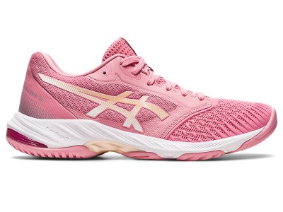 Asics Netburner Ballistic FF 3 Voleybol Ayakkabısı Kadın Pembe Sarı | TR0781-696