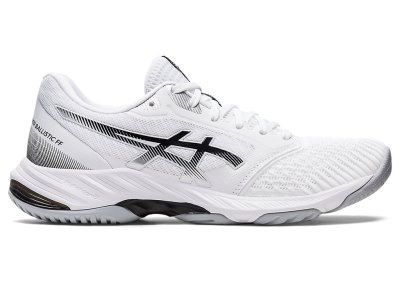 Asics Netburner Ballistic FF 3 Voleybol Ayakkabısı Kadın Beyaz Siyah | TR2557-359