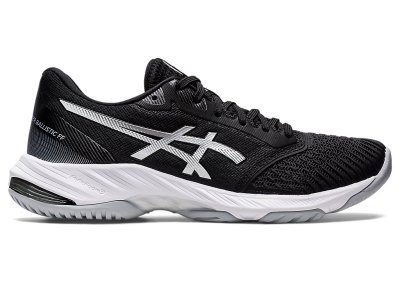 Asics Netburner Ballistic FF 3 Voleybol Ayakkabısı Kadın Siyah Gümüş | TR4021-544