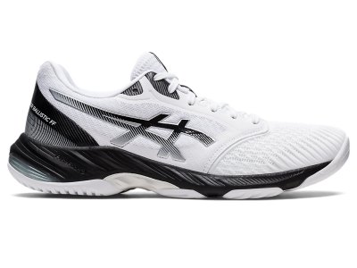 Asics Netburner Ballistic FF 3 Voleybol Ayakkabısı Erkek Beyaz Siyah | TR4449-637