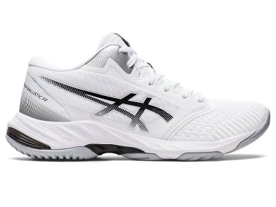 Asics Netburner Ballistic FF MT 3 Voleybol Ayakkabısı Kadın Beyaz Siyah | TR1658-543