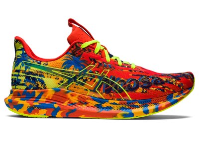 Asics Noosa Tri 14 Koşu Ayakkabısı Erkek Pembe Sarı | TR6121-186