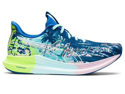 Asics Noosa Tri 14 Koşu Ayakkabısı Kadın Mavi Beyaz | TR2552-950