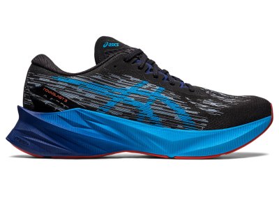 Asics Novablast 3 Koşu Ayakkabısı Erkek Siyah Mavi | TR8564-284