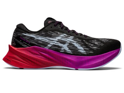 Asics Novablast 3 Koşu Ayakkabısı Kadın Siyah Açık Mavi | TR4037-488