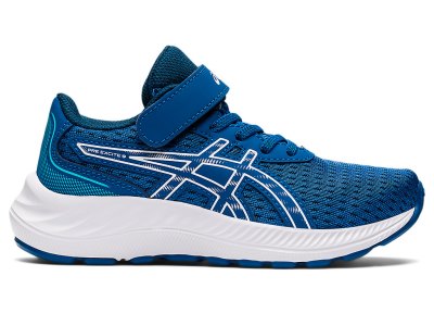 Asics PRE EXCite 9 Sports Ayakkabı Çocuk Mavi Beyaz | TR5151-418