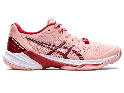 Asics Sky Elite FF 2 Voleybol Ayakkabısı Kadın Pembe Koyu Kırmızı | TR3247-990