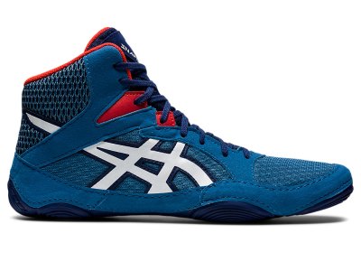 Asics Snapdown 3 Güreş Ayakkabısı Erkek Mavi Beyaz | TR9739-284