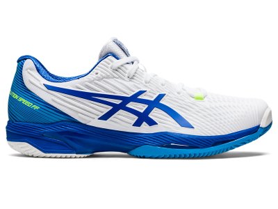 Asics Solution Speed FF 2 Clay Tenis Ayakkabısı Erkek Beyaz Mavi | TR8146-978