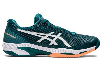 Asics Solution Speed FF 2 Tenis Ayakkabısı Erkek Koyu Yeşil Beyaz | TR2584-385